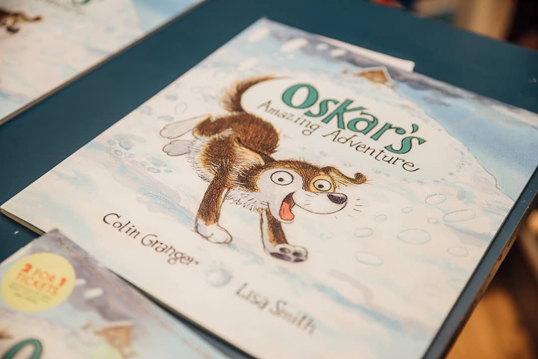 Oskar Books at the Oskar Book Launch (Edinburgh - August 2017)