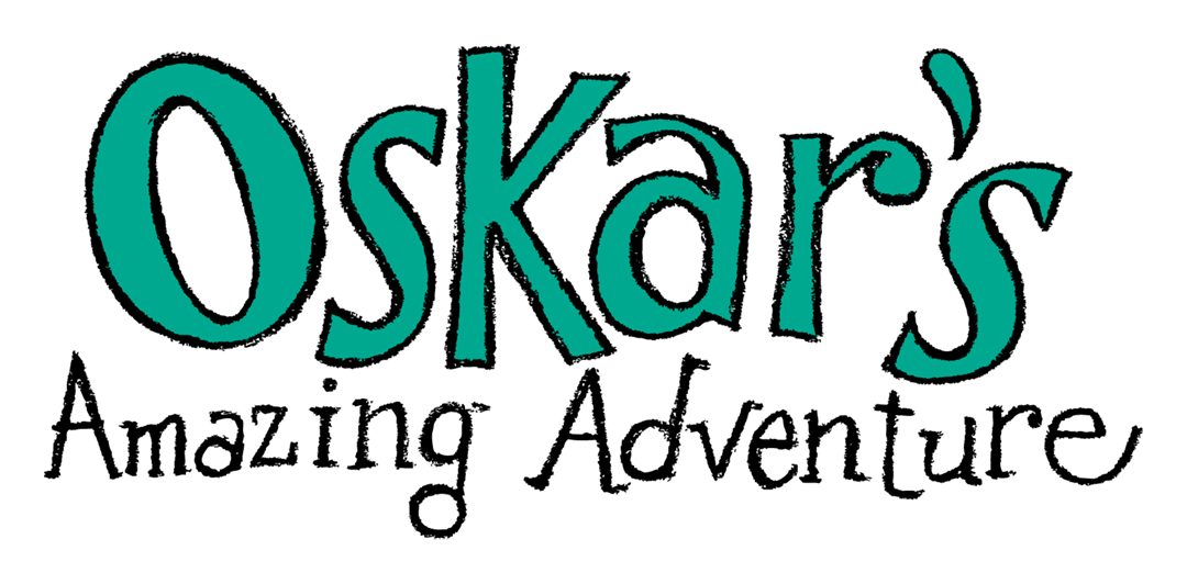 Oskar's Amazing Adventure title logo (for young children)